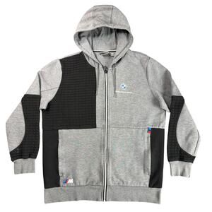 PUMA BMW L Motorsport Full Zip Hoodie Mens Grey Casual Outerwear 53118703